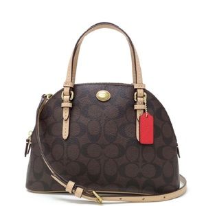 Peyton Mini Signature Domed Satchel F32584 B4aqw